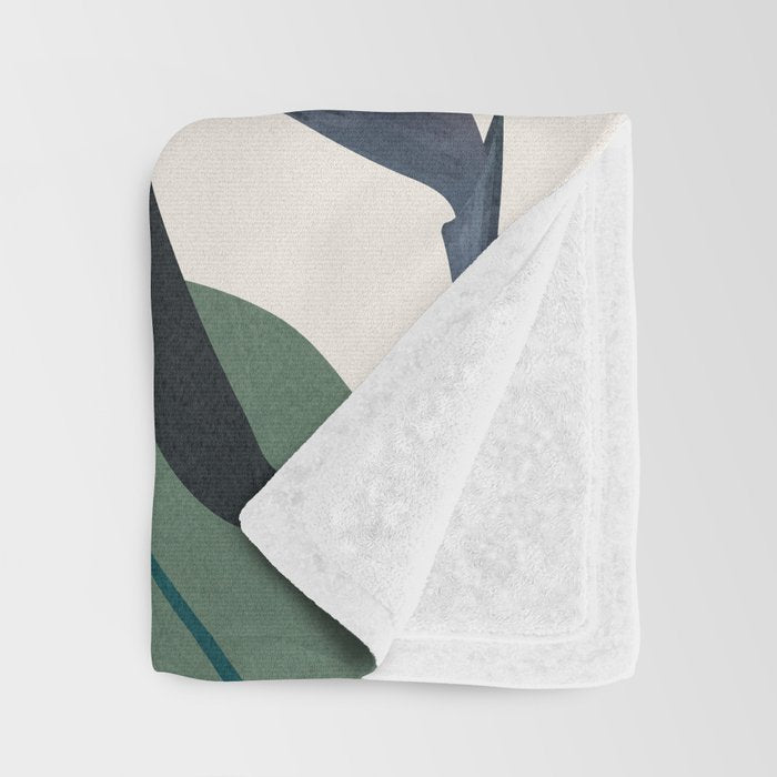 Abstract Female Figure 21 Throw Blanket Gallery Image 3