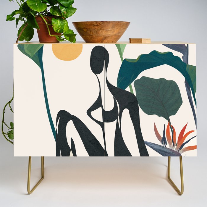 Abstract Female Figure 21 Credenza Gallery Image 1