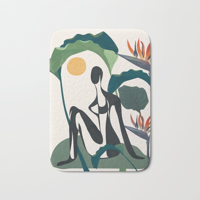 Abstract Female Figure 21 Bath Mat Gallery Image 1