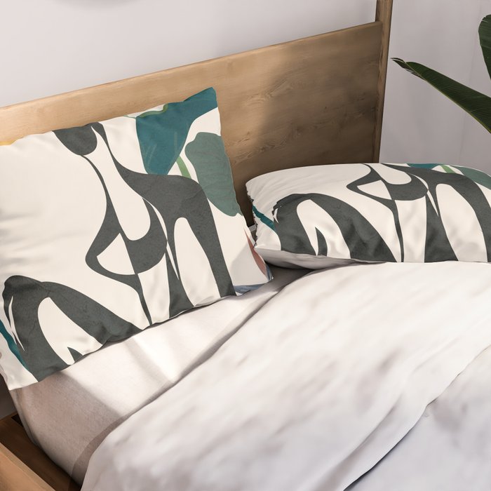 Abstract Female Figure 21 Pillow Sham Gallery Image 2