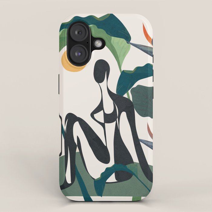 Abstract Female Figure 21 iPhone Case Gallery Image 1