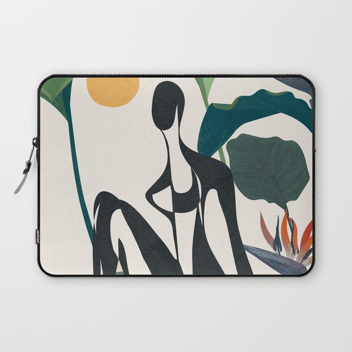 Abstract Female Figure 21 Laptop Sleeve Gallery Image 1