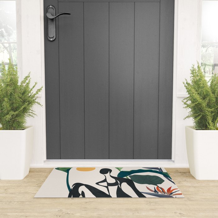 Abstract Female Figure 21 Welcome Mat Gallery Image 3
