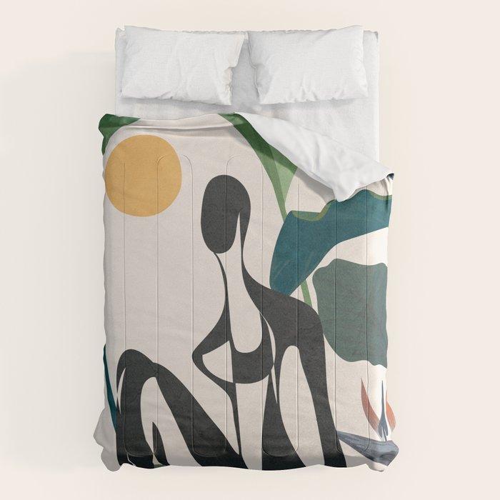 Abstract Female Figure 21 Comforter Gallery Image 1