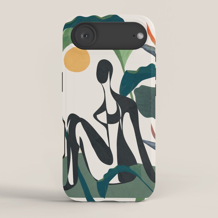 Abstract Female Figure 21 iPhone Case Gallery Image 2