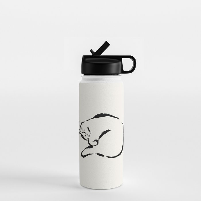 Sleeping Cat Water Bottle Gallery Image 1
