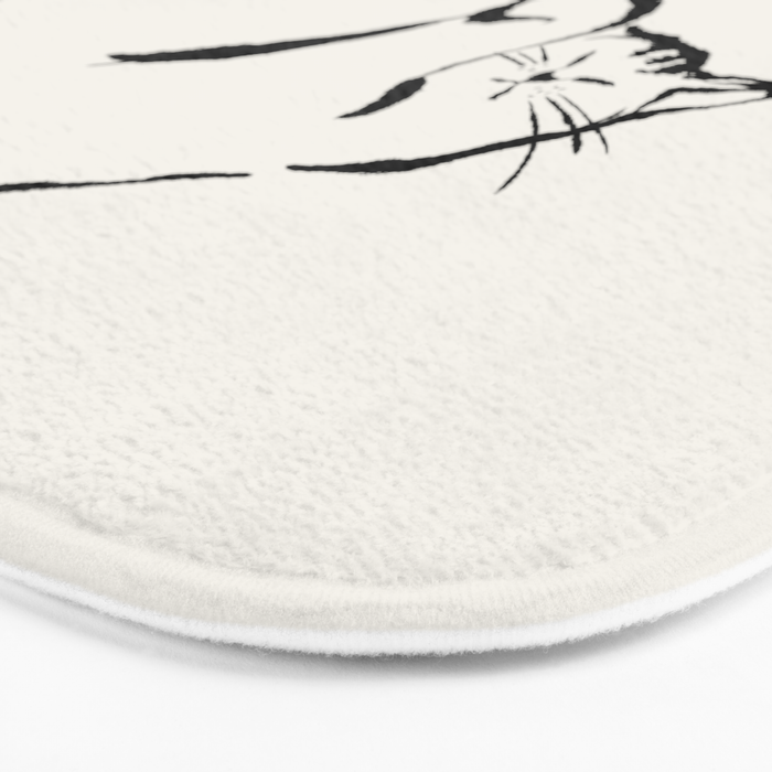 Sleeping Cat Bath Mat Gallery Image 3