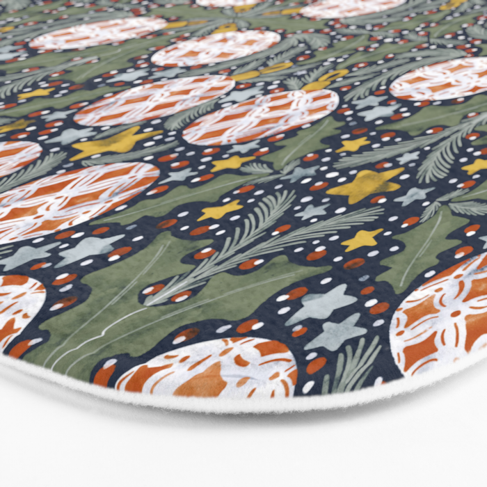Yuletide Ornament Bliss Bath Mat Gallery Image 3