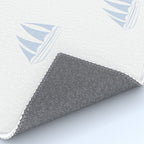 Pale Blue Sailboat Pattern Rug Gallery Image 4