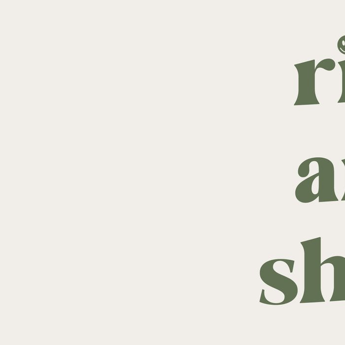 Rise And Shine Muted Green On Cream Coffee Mug Gallery Image 2