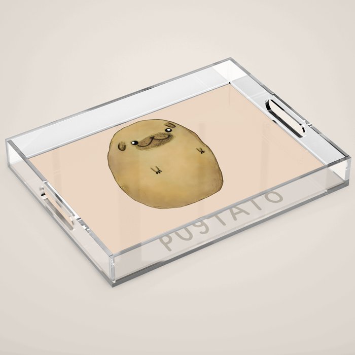 Pugtato Acrylic Tray Gallery Image 1