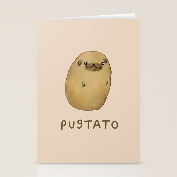 Pugtato Stationery Card Gallery Image 2
