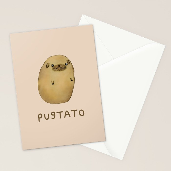 Pugtato Stationery Card Gallery Image 2