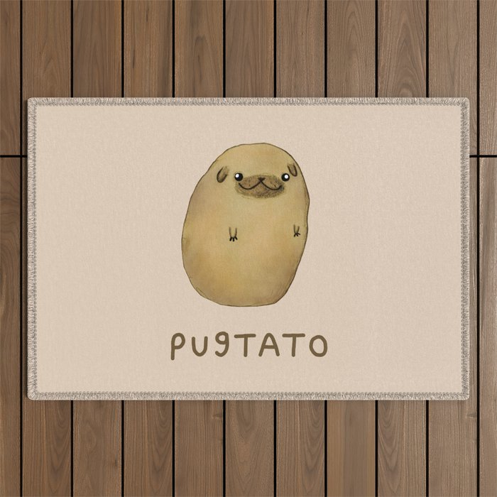 Pugtato Outdoor Rug Gallery Image 1