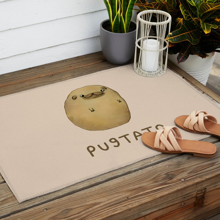 Pugtato Outdoor Rug Gallery Image 2