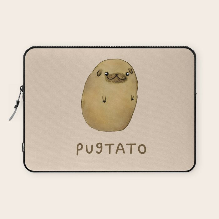Pugtato Laptop Sleeve Gallery Image 1