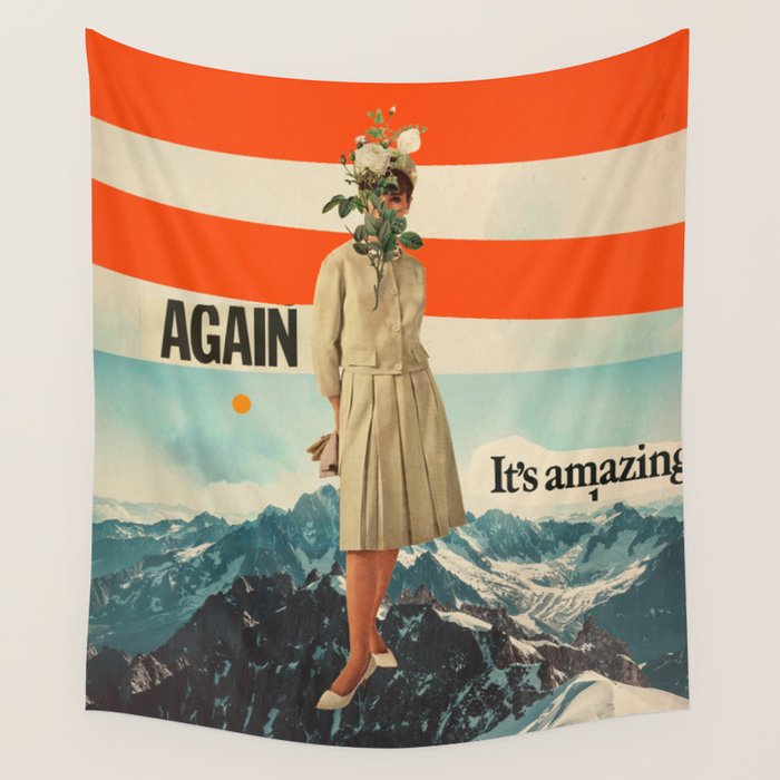 Again, It's Amazing Wall Tapestry Gallery Image 4