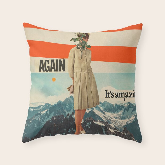 Again, It's Amazing Throw Pillow Gallery Image 6