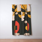 Geometric Blossom 1 Window Curtain Gallery Image 3