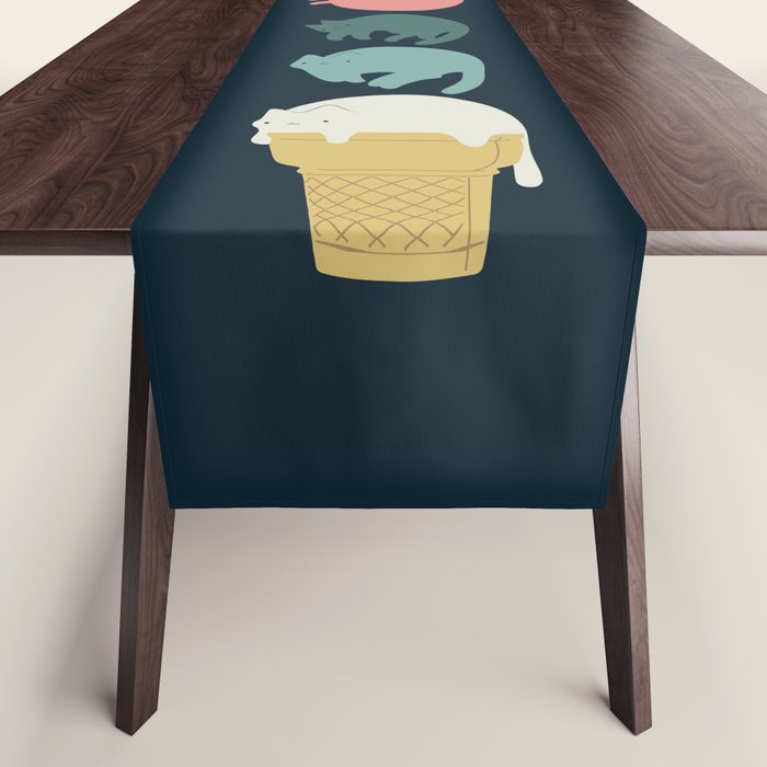 Cat Landscape 181: Cooling Down Table Runner Gallery Image 1