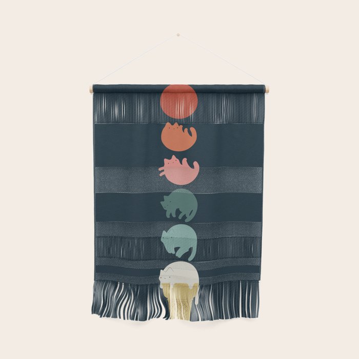 Cat Landscape 181: Cooling Down Wall Hanging Gallery Image 1