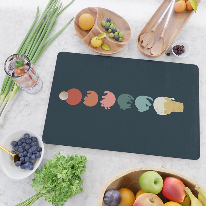 Cat Landscape 181: Cooling Down Cutting Board Gallery Image 2