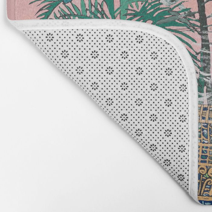 The Domesticated Jungle - Floral Still Life Bath Mat Gallery Image 2