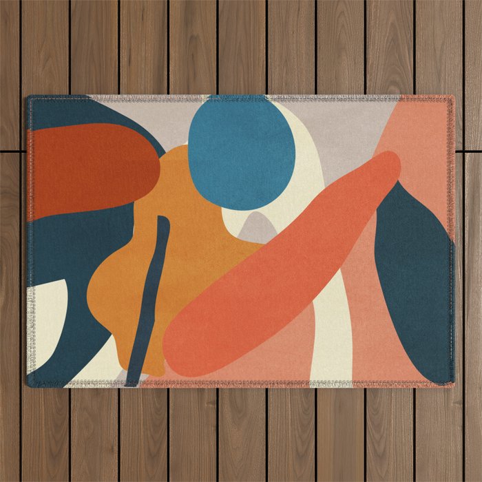 Abstract Art 43 Outdoor Rug Gallery Image 1