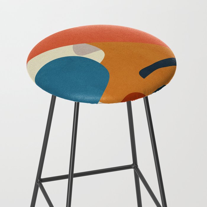 Abstract Art 43 Stool Gallery Image 2