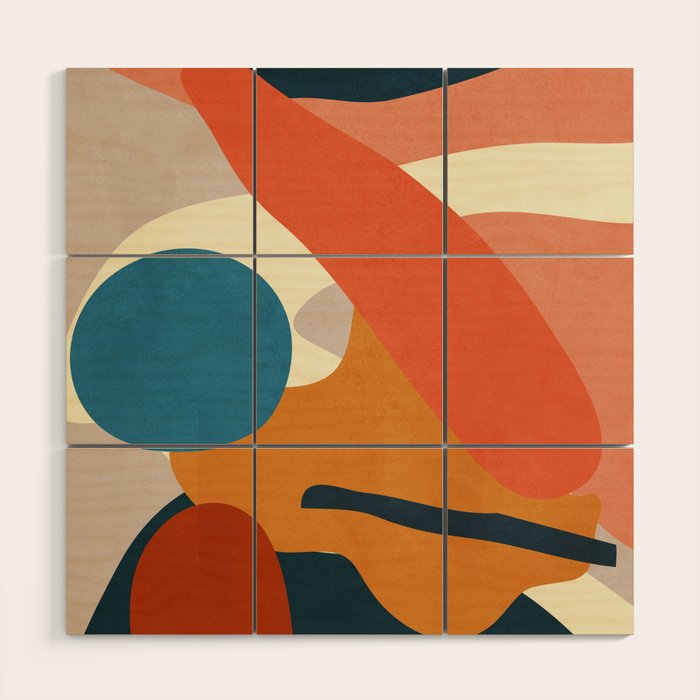 Abstract Art 43 Wood Wall Art Gallery Image 1
