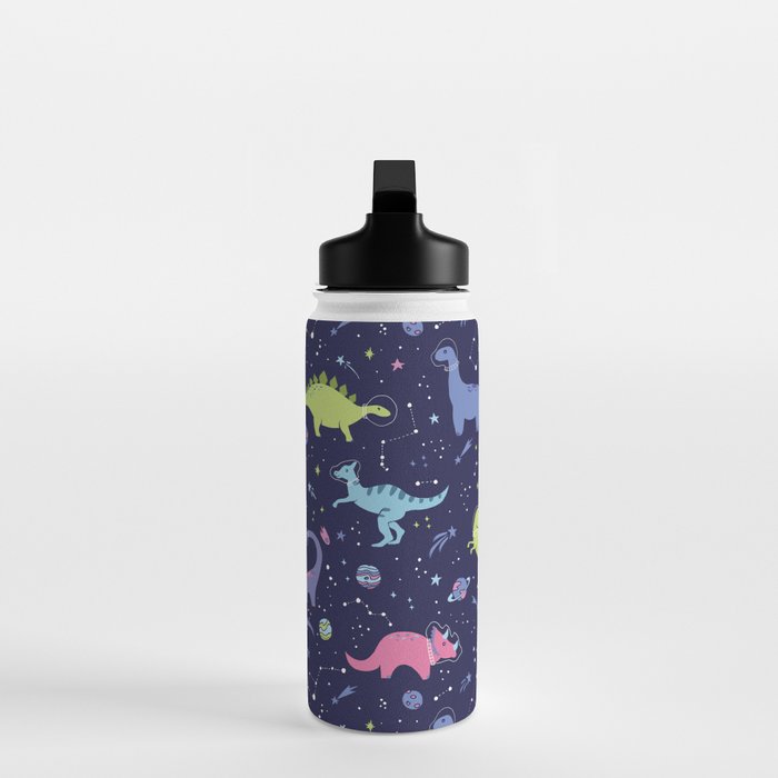 Dinosaurs in Space Water Bottle Gallery Image 3