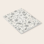 Toile de Jouy Vintage French Floral Notebook Gallery Image 3
