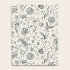 Toile de Jouy Vintage French Floral Notebook Gallery Image 4