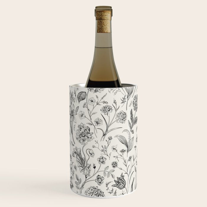 Toile de Jouy Vintage French Floral Wine Chiller Gallery Image 3