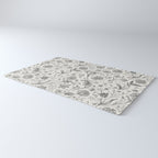 Toile de Jouy Vintage French Floral Rug Gallery Image 3