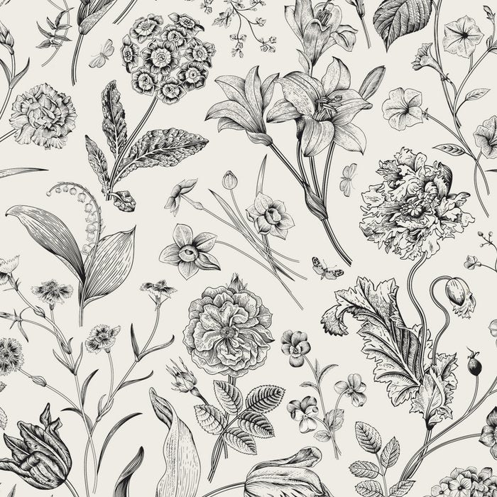 Toile de Jouy Vintage French Floral Coffee Mug Gallery Image 2