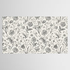 Toile de Jouy Vintage French Floral Tablecloth Gallery Image 2
