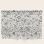 Toile de Jouy Vintage French Floral Wall Hanging Gallery Image 1