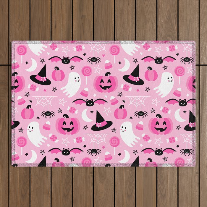 Spooky Cute Halloween Outdoor Rug Gallery Image 1