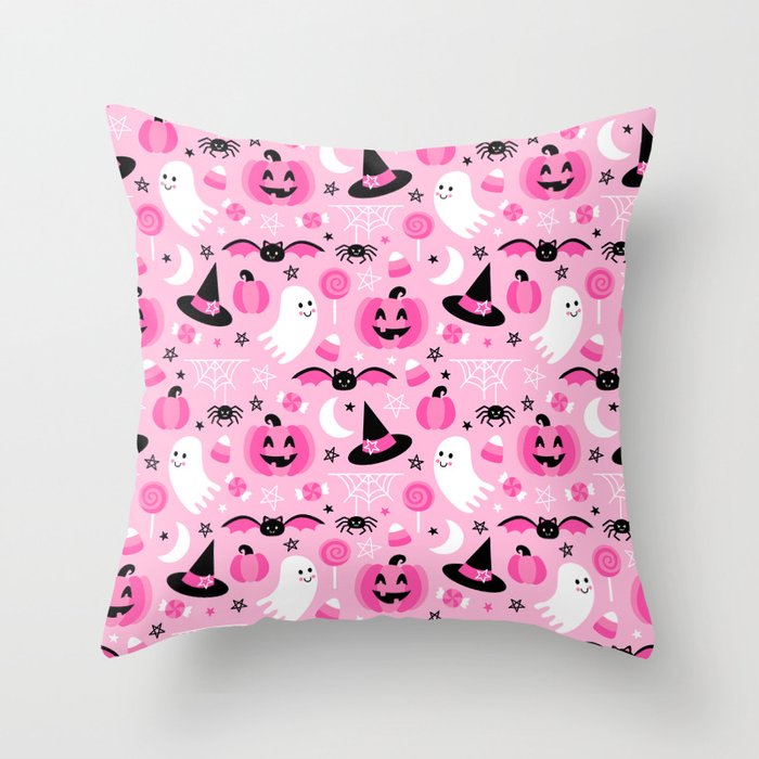 Spooky Cute Halloween Throw Pillow Gallery Image 6