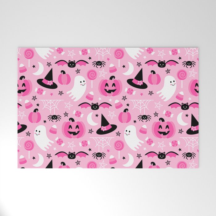 Spooky Cute Halloween Welcome Mat