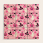 Spooky Cute Halloween Wood Wall Art Gallery Image 1