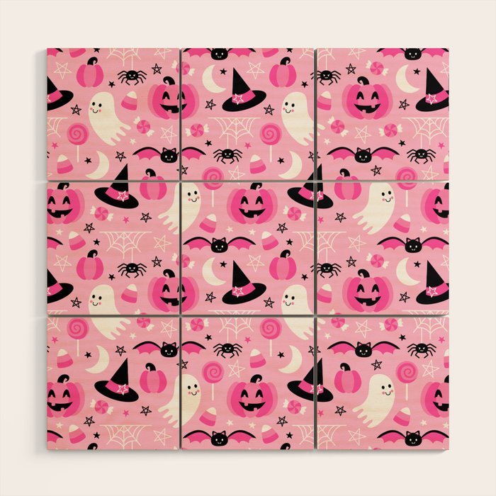 Spooky Cute Halloween Wood Wall Art Gallery Image 1