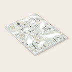 Whooping cranes neutral beige and white Notebook Gallery Image 3