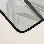 Whooping cranes neutral beige and white Desk Mat Gallery Image 4