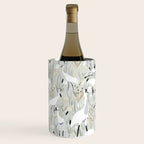 Whooping cranes neutral beige and white Wine Chiller Gallery Image 3