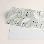 Whooping cranes neutral beige and white Wrapping Paper Gallery Image 2