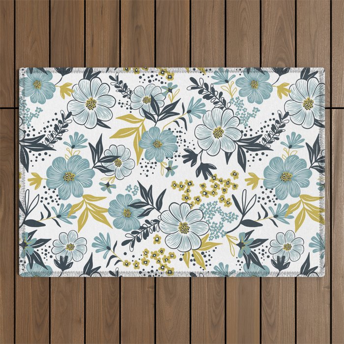 Harper - Dusk Blue Outdoor Rug Gallery Image 1
