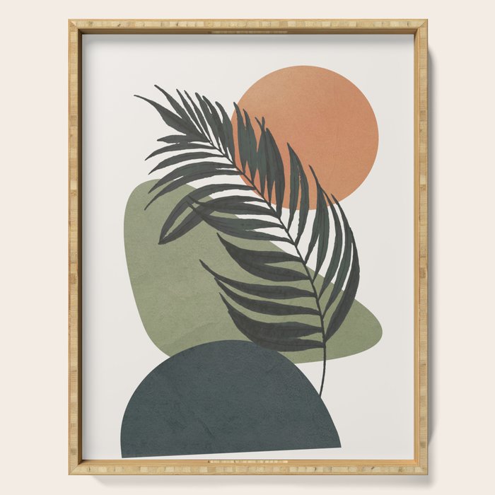 Palm Leaf Serving Tray Gallery Image 1