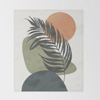 Palm Leaf Throw Blanket Gallery Image 2